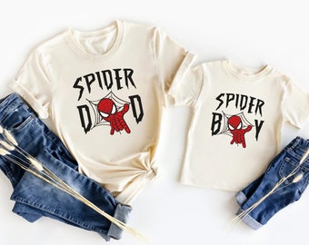 Spider Family Shirt, Spider Dad Shirt, Spider Mom Shirt, Spider Boy Shirt, Spider Girl Shirt, Spider Man Matching Shirt, Disney Kids Shirt