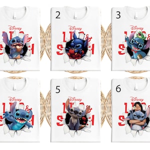 Disney Lilo & Stitch Shirt, Stitch Lover T-Shirt, Stitch Movie Shirt, Disneyland Family Trip Tee, Cute Stitch Matching Shirt, Stitch Fan Tee