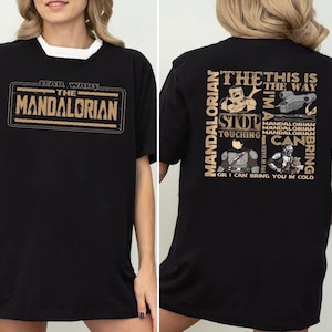 Star Wars Mandalorian Shirt, This Is The Way Tee, Disneyland Family Trip Shirts, Mando I can Bring, Galaxy&#39;s Edge Shirt, Stop Touching Grogu