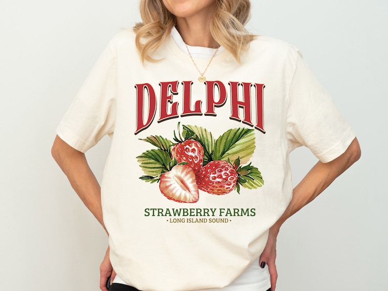Delphi Strawberry Farms Shirt, Book Lover Shirt, Percy Jackson the Olympians Shirt, Bookish Shirt, Bookworm Shirt, Greek Mythology Shirt