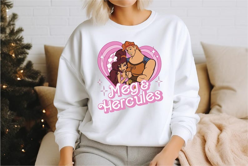 Disney Meg & Hercules Valentines Shirt, Disneyland Valentine Couples