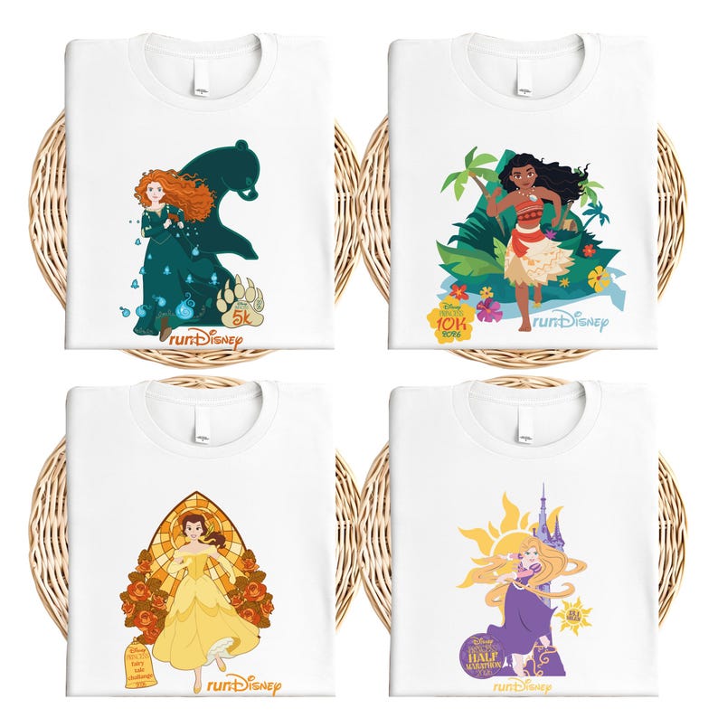 Princess Moana Half Marathon Weekend Shirt, Disney Moana 10K Miles Tee, WDW Marathon 2026 Shirt, Girl Runner Tee, Every Mile Is Magic Tee