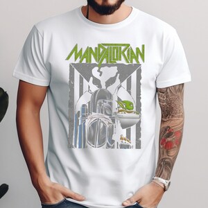 Mandalorian Baby Yoda Shirt, Disney Star Wars T-shirt, Retro Galaxy Tee, Vintage Space Warrior Sweatshirt, WDW Disneyland Vacation Crewneck