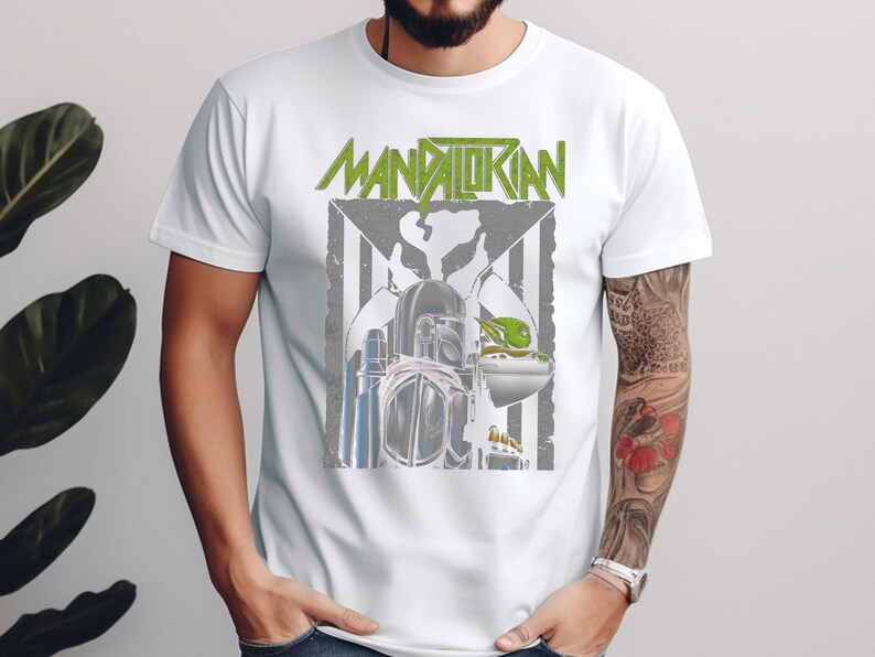 Mandalorian Baby Yoda Shirt, Disney Star Wars T-shirt, Retro Galaxy Tee, Vintage Space Warrior Sweatshirt, WDW Disneyland Vacation Crewneck