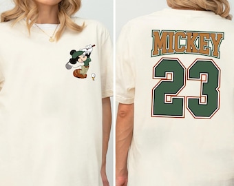 Mickey Golf Shirt, Custom Team Player Golf T-shirt, Sports Number Tee, Personalized Team Number Sweatshirt, Kids Mickey Golf Crewneck