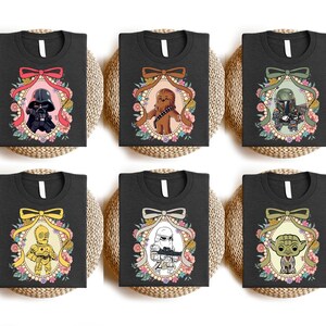 Star Wars Coquette Shirt, Disney Darth Vader Shirt, Boba Fett And Chewbacca Shirt, Stormtrooper Shirt, Star Wars Matching Tee, Space Fan Tee