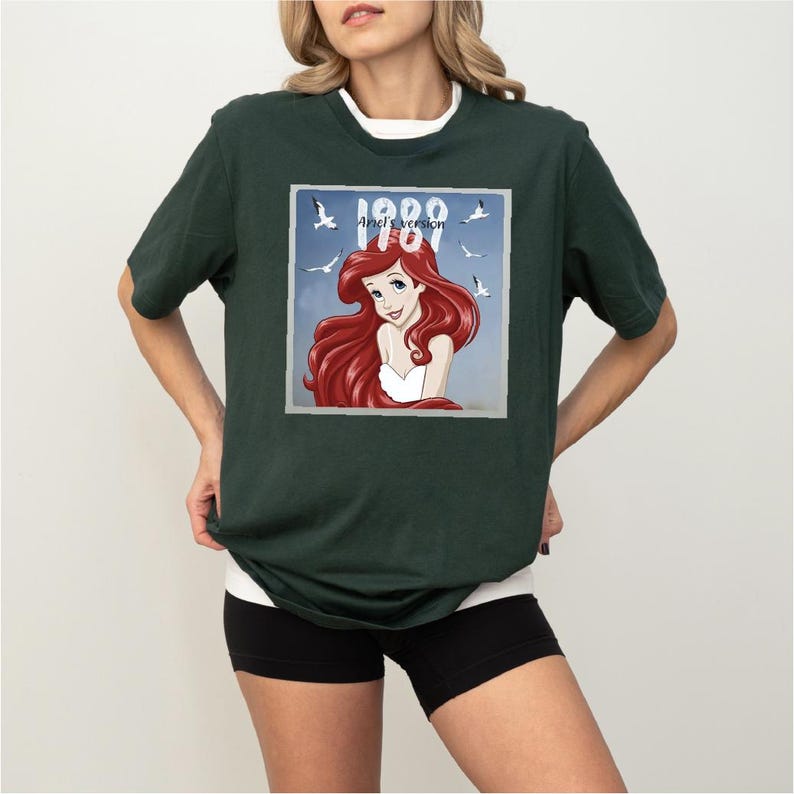 Disney 1989 Ariel Version Shirt, Princess Tour Shirt, Little Mermaid Shirt, Disneyland Girls Trip Tee, Retro WDW Disney Princess Shirt