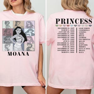 Disney Princess Vacation Shirt, Disneyland Girls Trip Shirt, Princess Elsa Anna Tee, Princess Belle Ariel Tee, Princess Rapunzel Aurora Tee