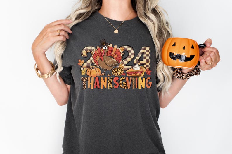 Thanksgiving Family 2024 Shirt, Fall Season Turkey Sweatshirt, Thankful