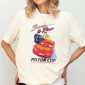 Pixar Cars Shirt, Born to Race Piston Cup T-shirt, Lightning McQueen Tee, Rusteze Cars Sweatshirt, Cars Land Crewneck, Radiator Springs Hoodie
