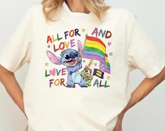 Rainbow Color Shirt, Pride Month T-Shirt, LGBTQIA Right Tee, Gay Pride Sweatshirt, Rainbow Flag Crewneck, Colorful land Trip Hoodie
