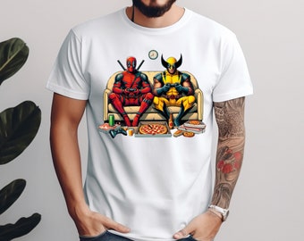 Camiseta do Deadpool, Camiseta de Super-Herói, Camiseta de Anti-Herói, Camiseta, Camiseta de Viagem ao Redor do Mundo, Camiseta de Férias em Terra