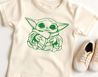 Toddler Shirt,  Grogu Shirt, Mandalorian Shirt, This is the Way Shirt,  Kids Shirt, Galaxy's Edge Shirt