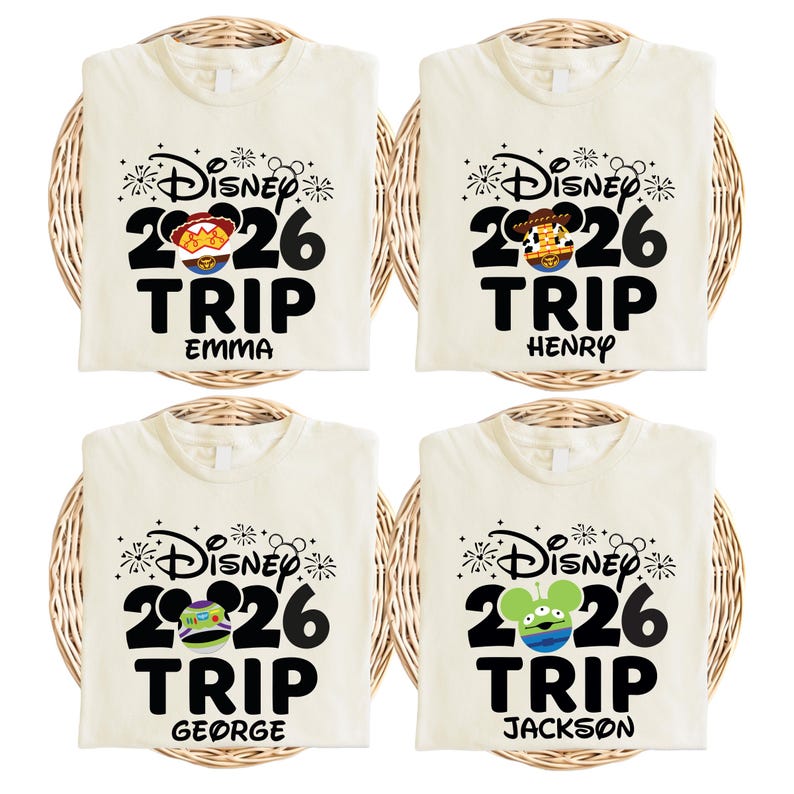 Disney Toy Story Shirt, Custom 2026 Trip Shirt, Disneyland Family Matching Shirt, Mickey Ears Toy Story Character Tee, Woody Gift Tee