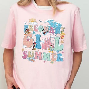 Pregnant Girl Summer Shirt, Disney Maternity Shirt, Mickey And Friends Mama Shirt, Mom to Be Shirt, Minnie Pregnant Shirt, New Mommy Shirt