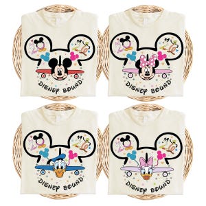 Disney Bound Shirt, Mickey Friends Plane Shirts, Disney Mickey Shirt, Disneyland Family Trip 2026 Shirt, WDW Disney Group Matching Tee