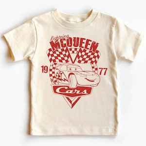 Lightening McQueen Shirt, Disney Cars Shirt, Toddler McQueen Shirt, Disneyland Family Tee, Pixar McQueen Gift Shirt, Pixar Car Matching Tee