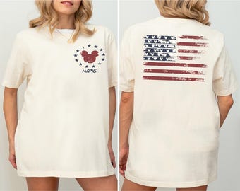 Mickey USA Flag Shirt, Disney Independence Day Shirt, 4th Of July Shirt, Patriotic Shirt, Disney Freedom Shirt, American Flag Shirt