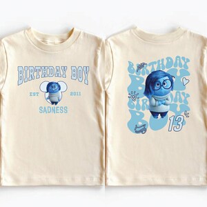 Disney Inside Out Disgust Shirt, Custom Birthday Boy Shirt, Disneyland Birthday Toddler Tee, Pixar Family Vacation Shirt