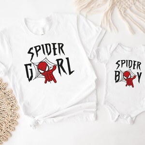 Spider Family Shirt, Spider Dad Shirt, Spider Mom Shirt, Spider Boy Shirt, Spider Girl Shirt, Spider Man Matching Shirt, Disney Kids Shirt