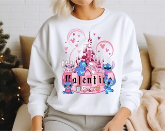 Angel Valentines Day Shirt,  Castle Lover Shirt,  Lover Shirt,  Valentine Tee, land Honeymoon Trip Tee