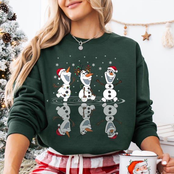 Olaf Christmas Shirt, Funny Disney Xmas Sweater, Frozen Xmas T