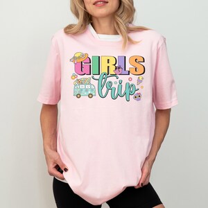 Girls Trip Shirt, Cute Summer Vacation Shirt, Women Vacation Gift T-Shirt, Girls Holiday Cruise Shirt, Toddler Trip Tee, Family Travel Shirt