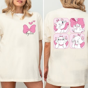 Disney The Aristocats-shirt, Marie Cat-shirt, Magic Kingdom-shirt, Disneyland Girls Trip-shirt, shirt kattenliefhebber, shirt Disney-vakantie, Disney-vakantieshirt