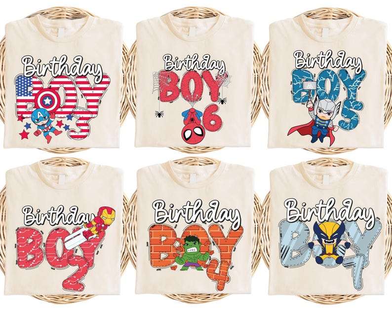 Avengers Birthday Boy Shirt, Custom Disney Superhero T-Shirt, Marvel Themed Birthday Tee, Spider Man Hulk Thor Captain America Sweatshirt