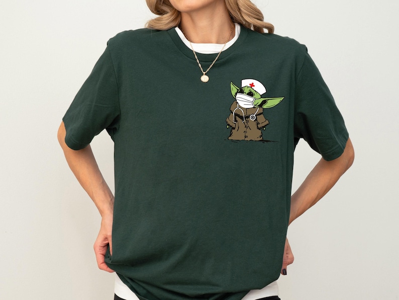 Nurse Shirt, Grogu Nurse T-shirt, Fan Nurse Tee, This is the Way Sweatshirt, Galaxy's Edge Crewneck, Hospital Staff Hoodie, Nurse Gift Women