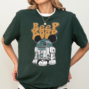 Star Wars R2-D2 Shirt, Disney Mickey Ears R2D2 Shirt, Galaxy&#39;s Edge Sweater, Disneyworld Family Trip Shirt, Disneyland Vacation Shirt