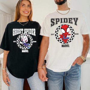 Disney Spidey And His Friends Shirt, Marvel Superhero Matching Tee, Ghost Spider Sweater, Spider Gwen Hoodie, Disneyland Kids Spiderman Tee
