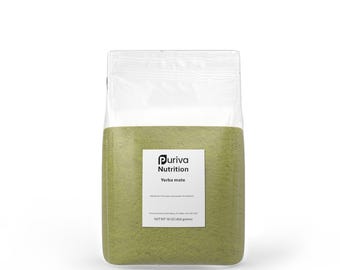 Yerba Mate powder, 1 pound, by Puriva Nutrition
