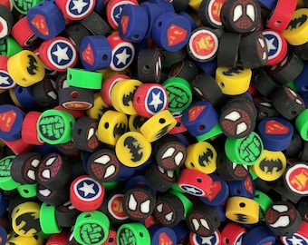 Superhelden polymeerklei kralen