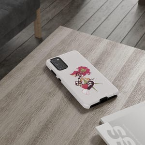 Estuches resistentes para el día de San Valentín, Acción de Gracias, Hotel Hazbin, con personajes adorables para adolescentes, regalo único para él, diseño de dibujos animados, cubierta duradera