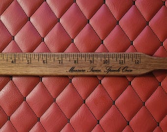 Sapele Wood Paddle Ruler: Custom Engraved Spanking Tool