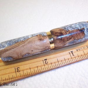 Handmade Refillable Perfume Atomizer | Silver Flaked Grapevine, Gold Trim Travel Ready Fragrance Sprayer bild 8