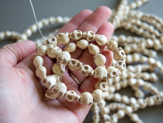 Halloween Skull Beads, Creepy Beads for Halloween, Kids Beads for  Halloween, Skeleton Beads for Bracelet, Large Hole Halloween Beads