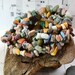Multi Stone Mixed Beads Earthy Mix Natural, Dyed, Manmade, Imitation, and Faux Random Lot Earthy Colors Matte Semi Matte Chip Bead Strand