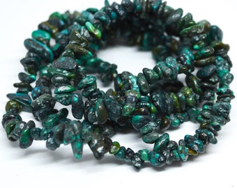 Turquoise Mini-Chip Beads Small Chip and Nugget Shape Bead Lot Dyed Stabilized Gorgeous Gemstone