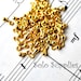 30 Tiny Weights in Shiny Gold Color Small Weight Charms Dangles Ball Shaped Drops