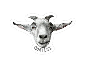 Goat Life Sticker, Animal Lover Art