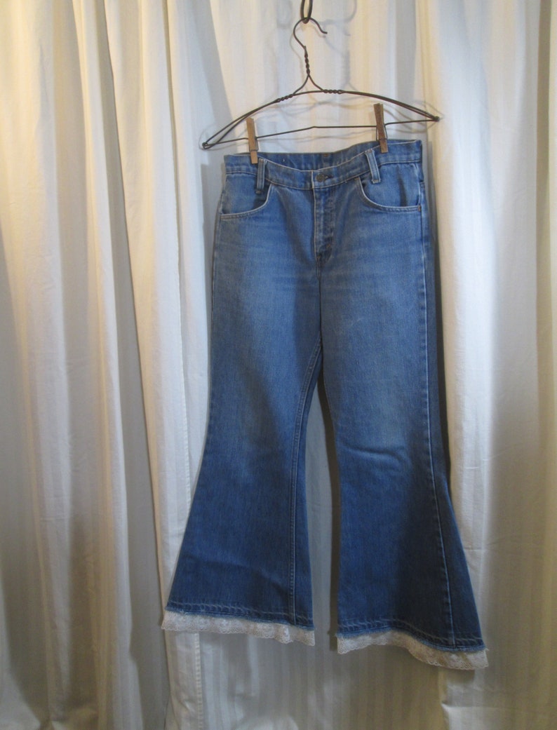 levi's 1974 bell bottom jeans