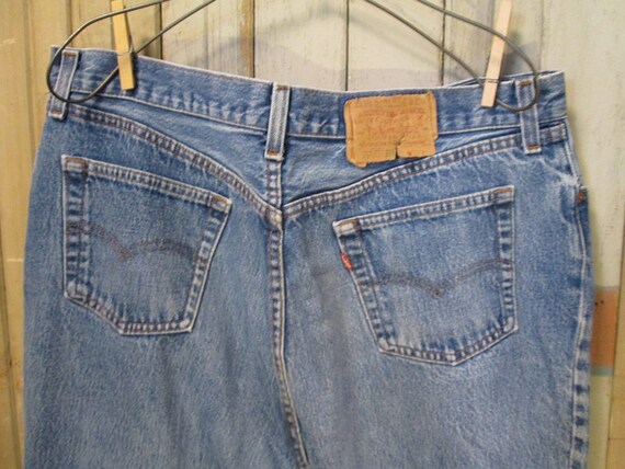 faded 501 jeans