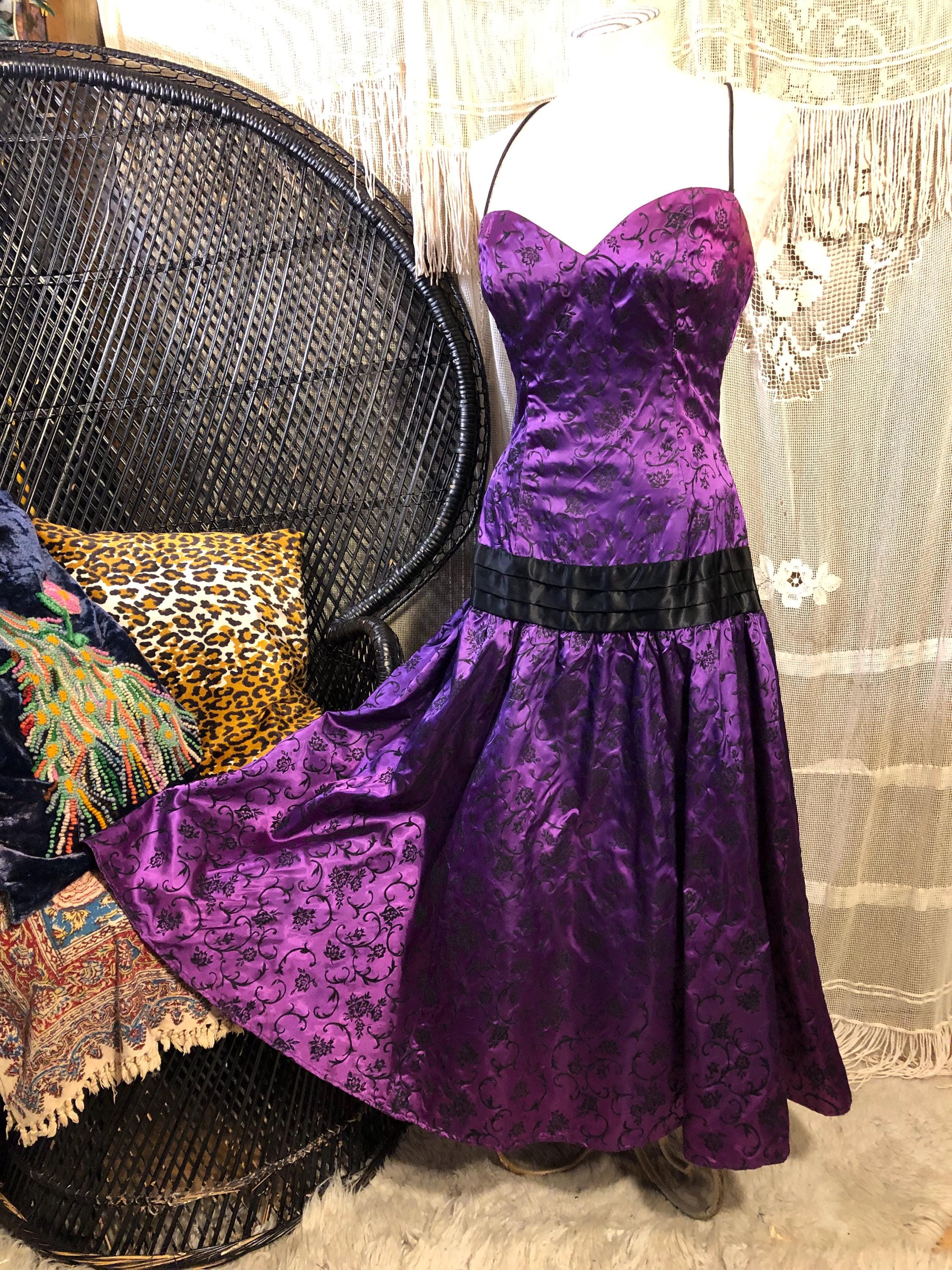 Purple Prom Dress Vintage
