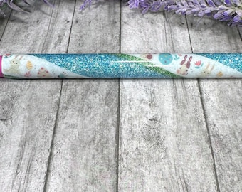 Handgjord påsk Washi Tape glitterpenna med gratis refill