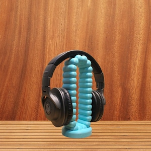 Soporte para auriculares en forma de nube: bonito organizador de escritorio, soporte para auriculares de gaming, decoración en forma de nube, colgador de auriculares, regalo para amantes de la música, escritorio gamer
