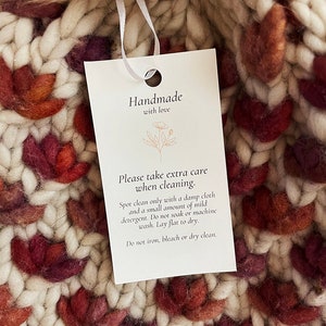 Pflegetipps für handgemachte Strickwaren - Waschanleitung für Häkelmützen - Pflegehinweise - Pflegetipps