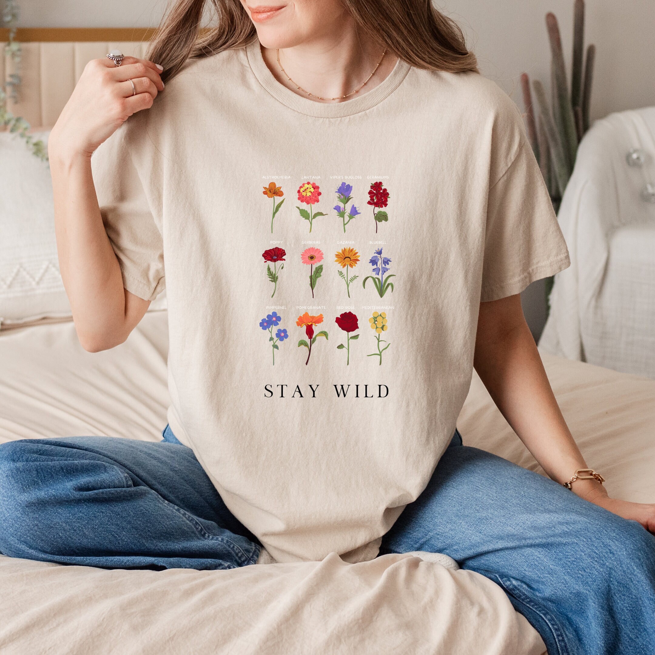 【100size】house on the hill Tシャツ　flower 165263414_WHT_1_1600x_60b883ae