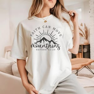 Christelijke SVG PNG Geloof kan bergen verzetten, christelijke SVG, religieuze SVG PNG, christelijke SVG-bundel, Jezus SVG, bijbelvers SVG, geloof SVG
